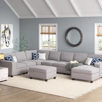 Marsala 8 - Piece Upholstered Sectional ( incomplete only chase)