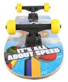 Sonic The Hedgehog Character Skateboards - Cruiser Skateboard with ABEC 5 Bearings, Durable Deck, Smooth Wheels (Choose from Sonic, Knuckles, Tails or Sonic & Friends)
