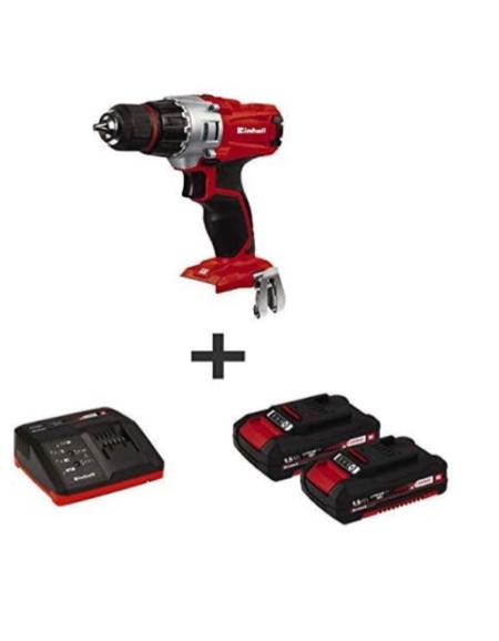 einhell drill set with batteries and charger 
