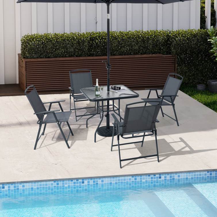 Gray Spirit 4 - Person Square Outdoor Dining Set ( table only)