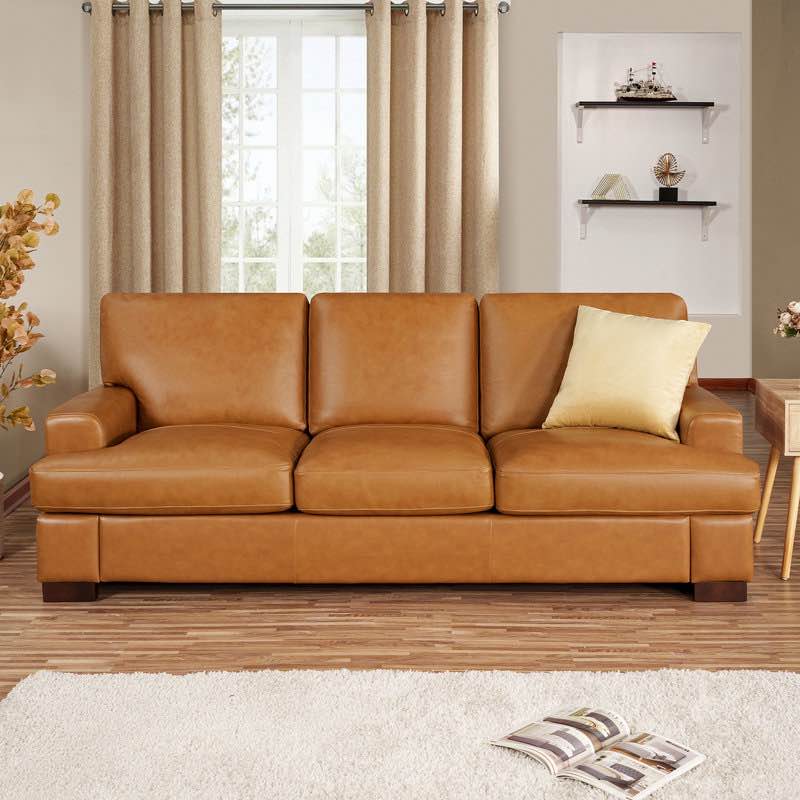 Clim 85'' Leather Sofa