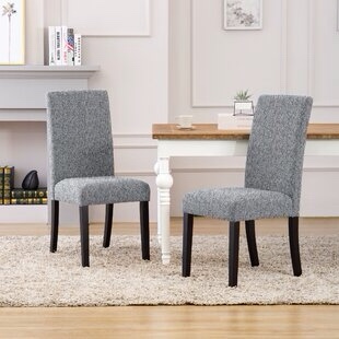 Alysen Linen Upholstered Parsons Chair by Lark Manor™ (1 chair)