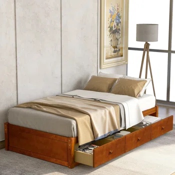 Dianka Solid Wood Storage Bed By Red Barrel Studio®