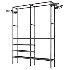4-Tier Garment Rack Closet Shoe Clothing Organizer 