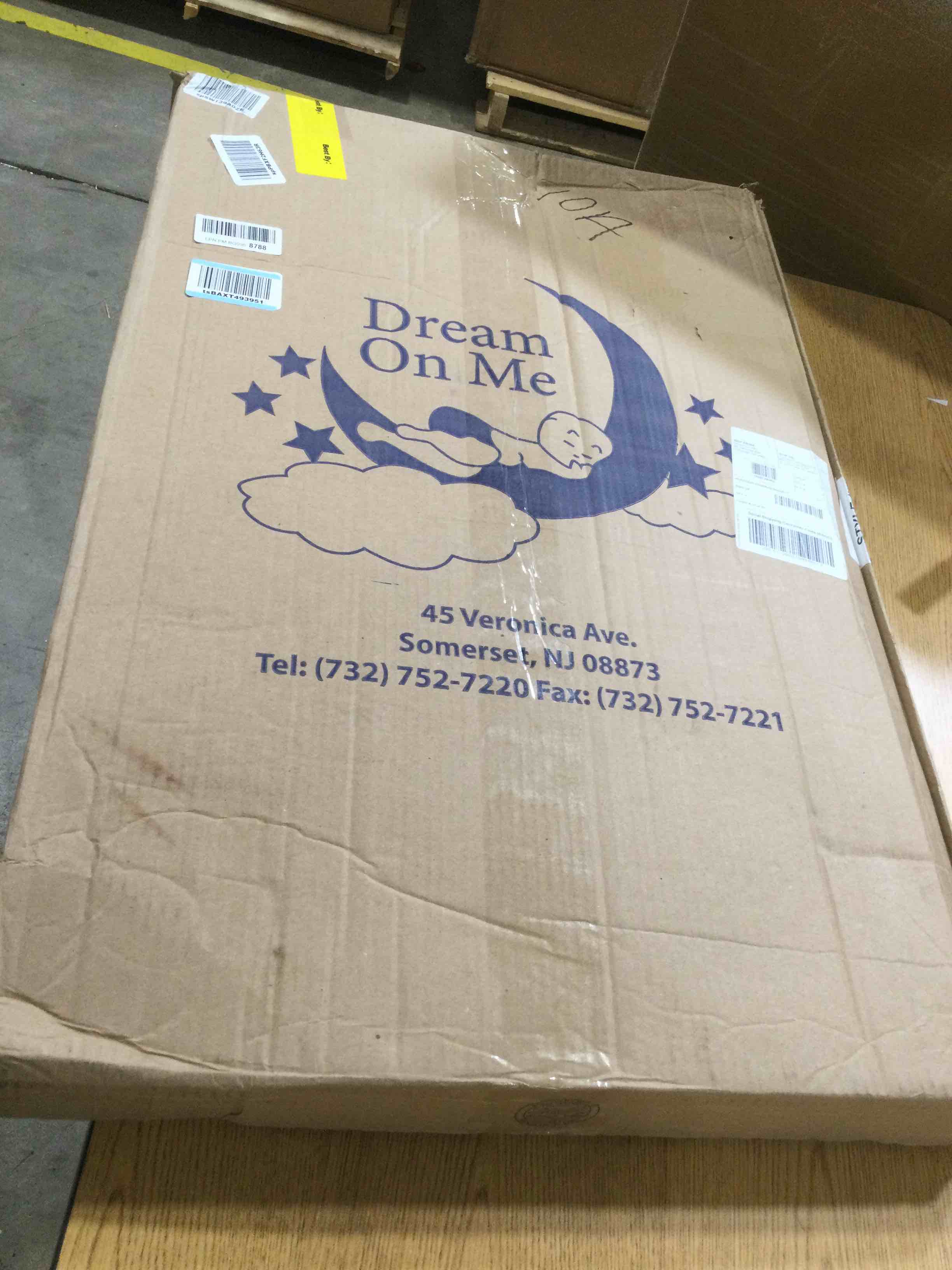 Dream on Me Holly 3” Mini / Portable Waterproof Fiber Crib Mattress