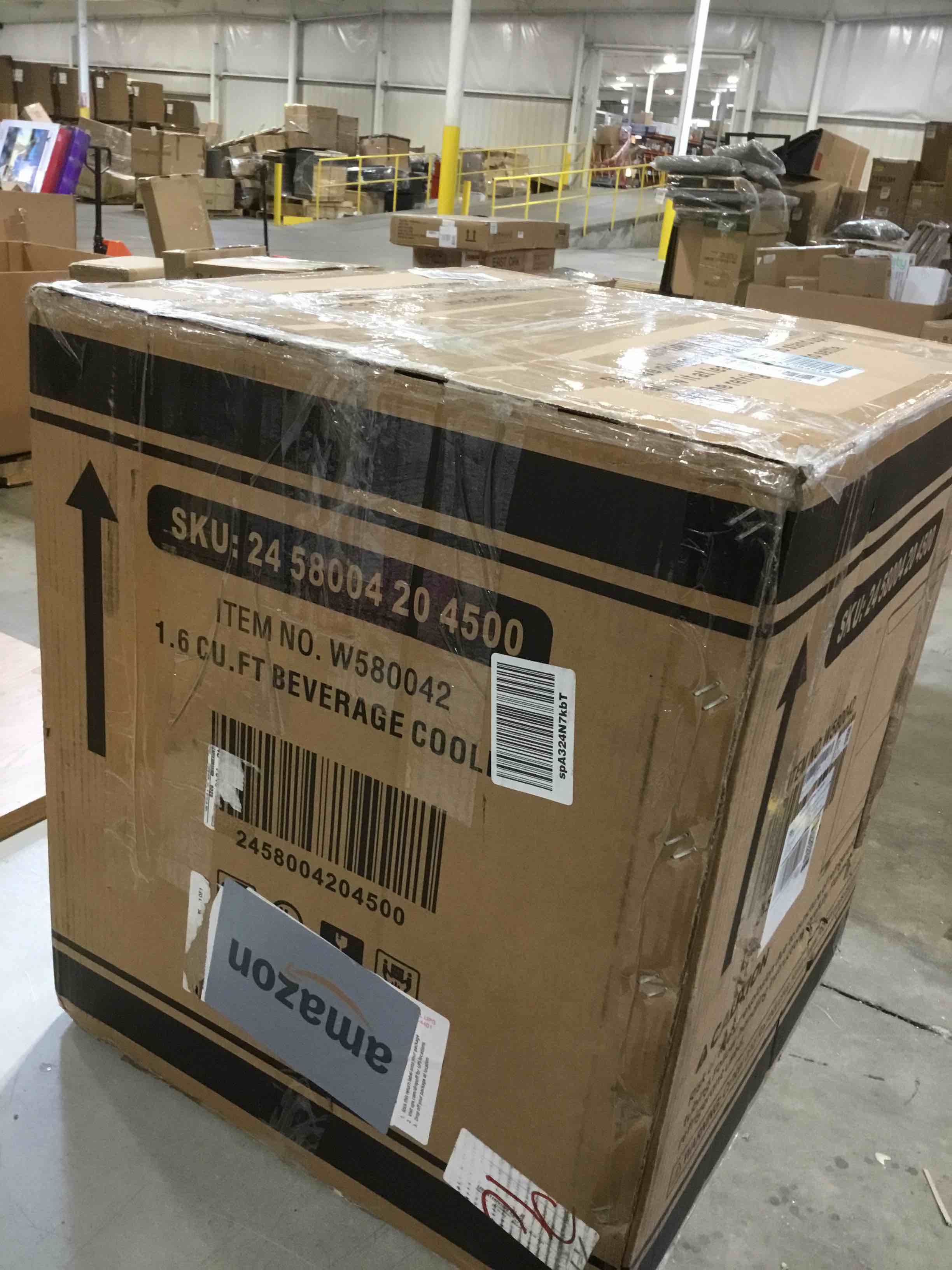 Antarctic Star Mini Fridge Cooler 70 Can Beverage Refrigerator Black