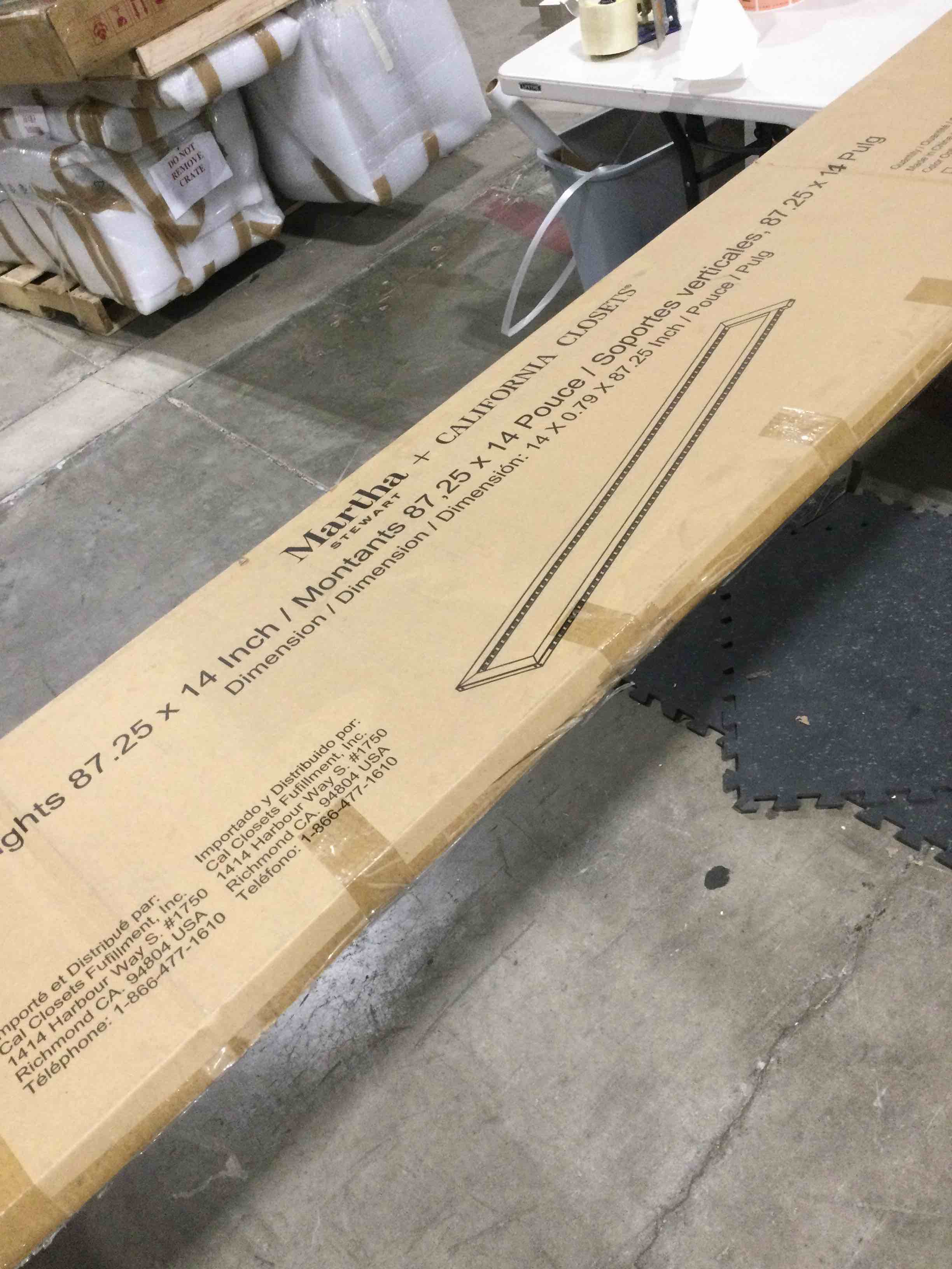 Martha Stewart + California Closets Upright Hanging system - Graphite