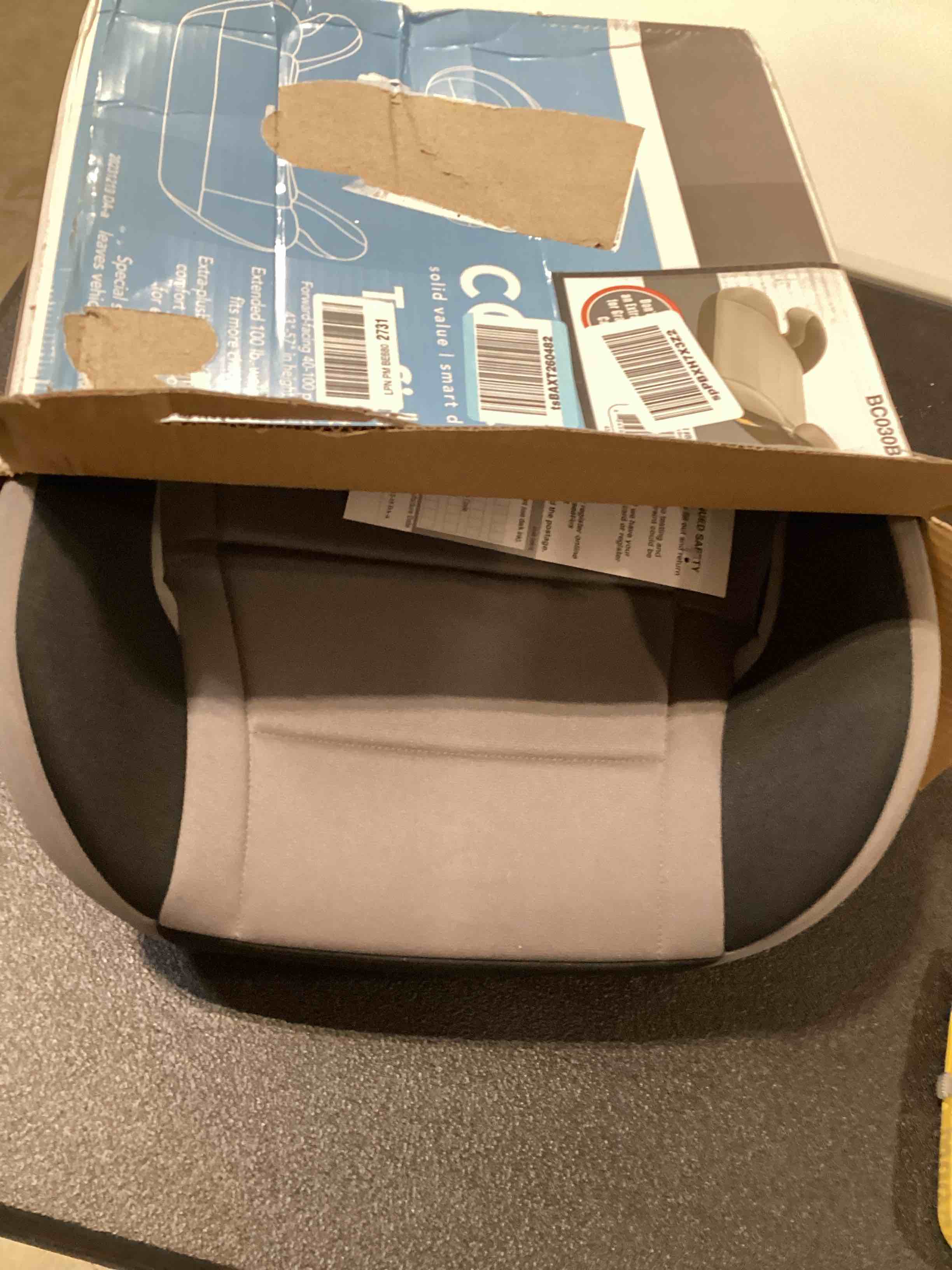 Cosco Topside Backless Booster Car Seat, Lightweight 40100 lbs, Leo