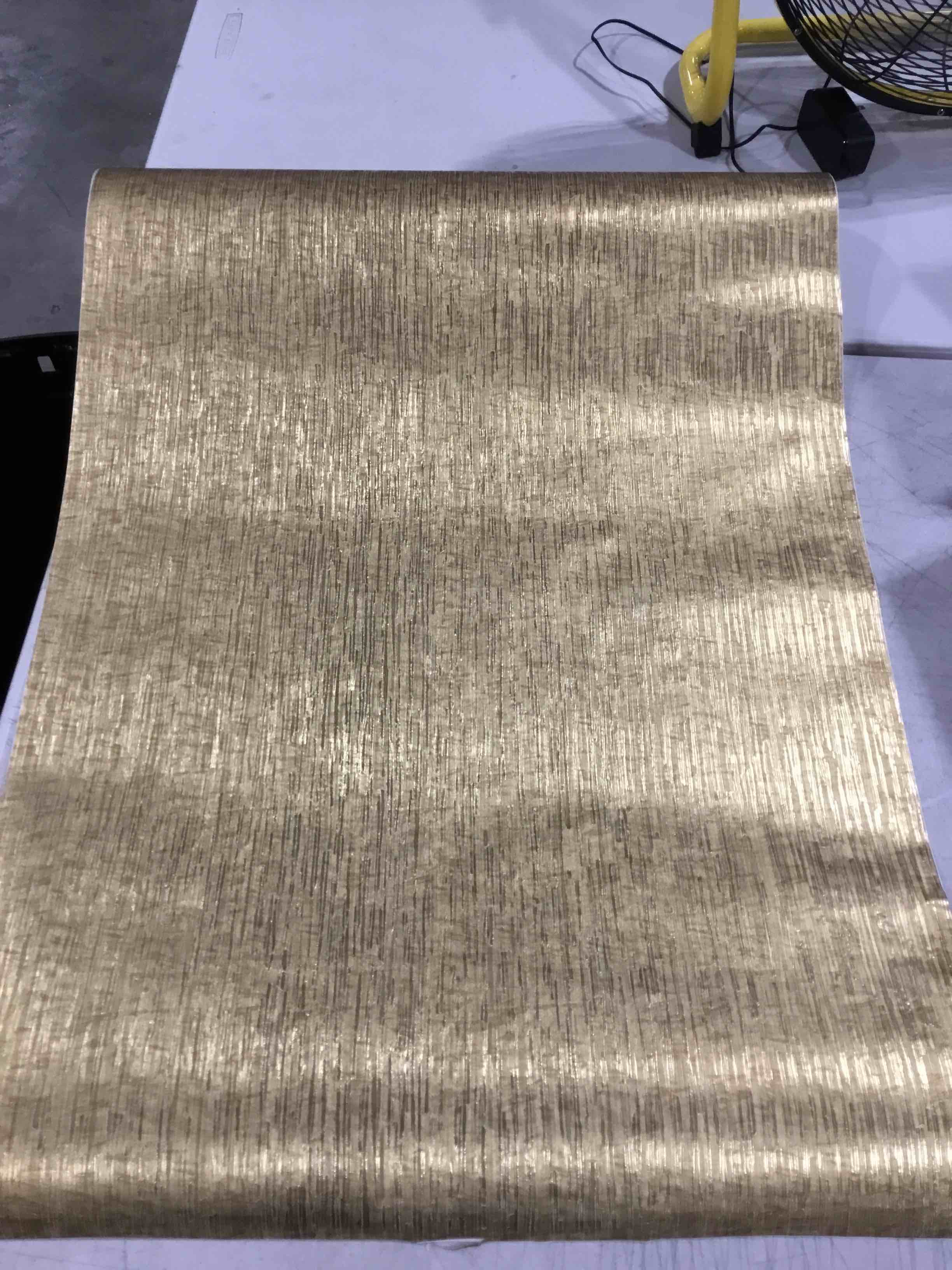 RoyalWallSkins Gold Metallic Glitter Shinny Peel and Stick Wallpaper Embossed Interior Paper Self Adhesive 2 ft x 6.56 ft (Embossed Gold IMS0116)