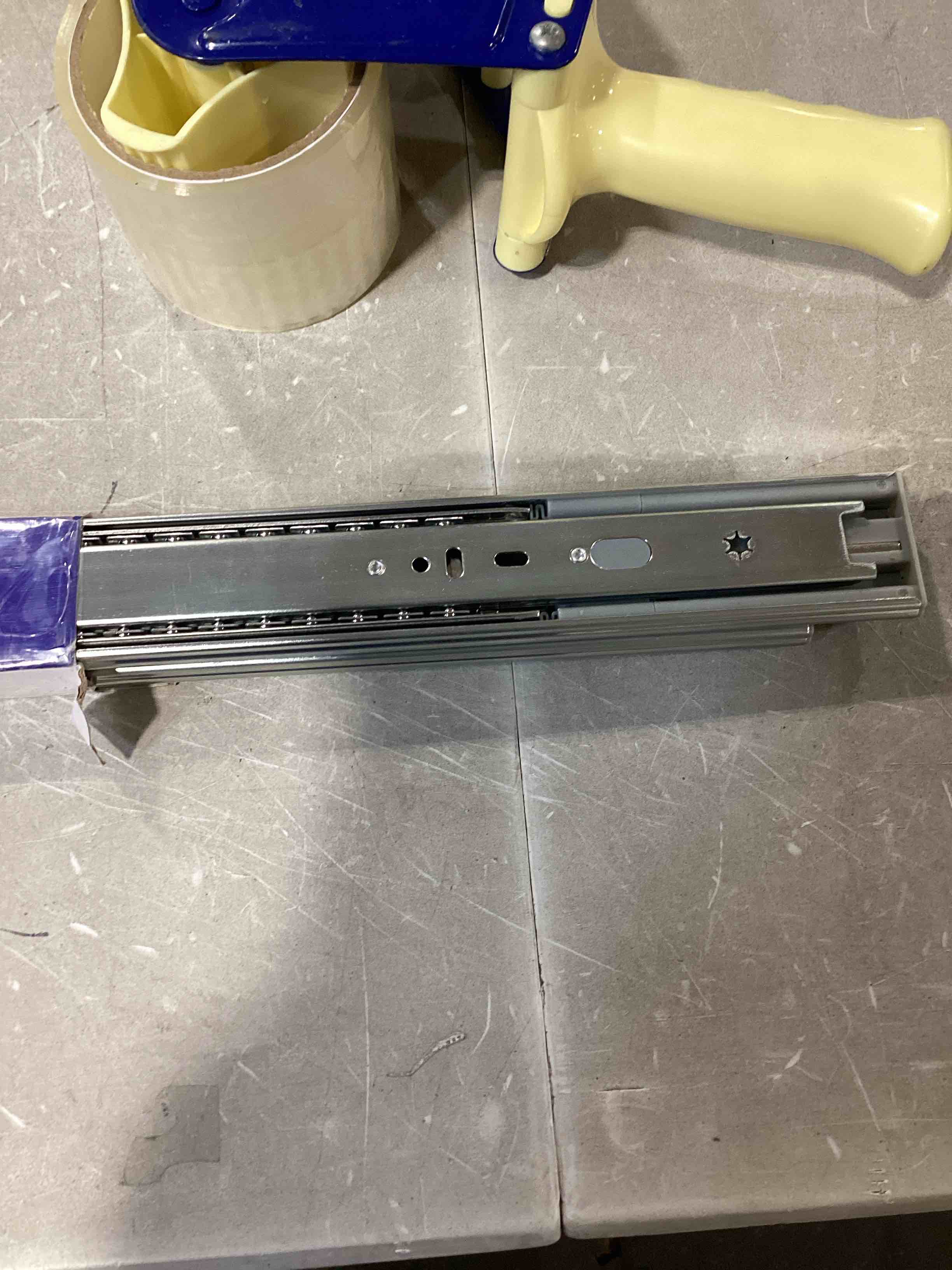 LONTAN 1 Pair 22 Inch Side/Rear Mount Soft Close Drawer Slides Full Extension 3 FOLD Drawer Glides - 4502S3-22 Drawer Slides Bottom Mount Heavy Duty 100 LB Drawer Runners with Rear Mounting Brackets