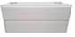 Amber1200 Gloss White Wall Hung Vanity (Cabinet Only)