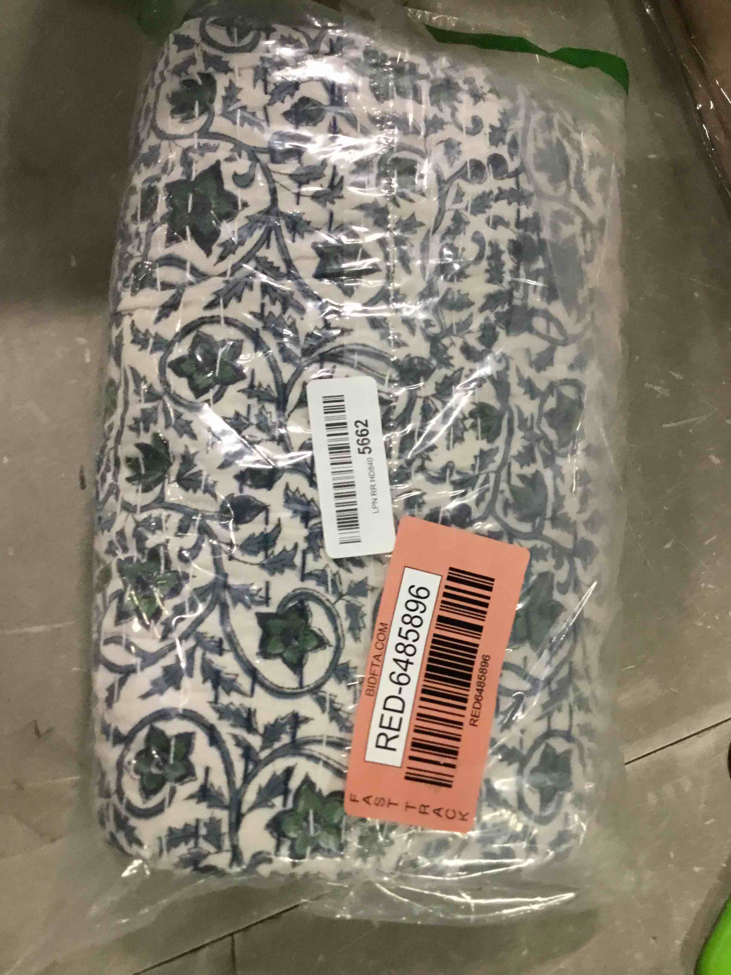 FEMEZONE Women's Bagru and Block Printed Cotton Dress Material with Chiffon Dupatta (FEM20191405-01A; Purple; Free Size)