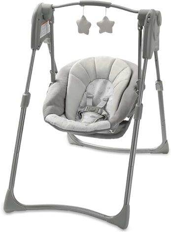 Graco Slim Spaces Compact Baby Swing - Reign