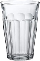 Duralex Tempered Glass, Made In France Picardie Clear Tumbler, Set of 6, 12.62 oz.
