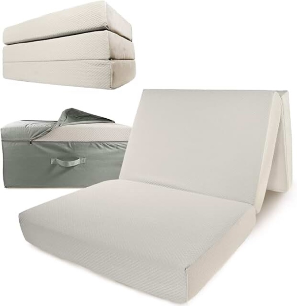 Healthcare Gray Trifold Mattress