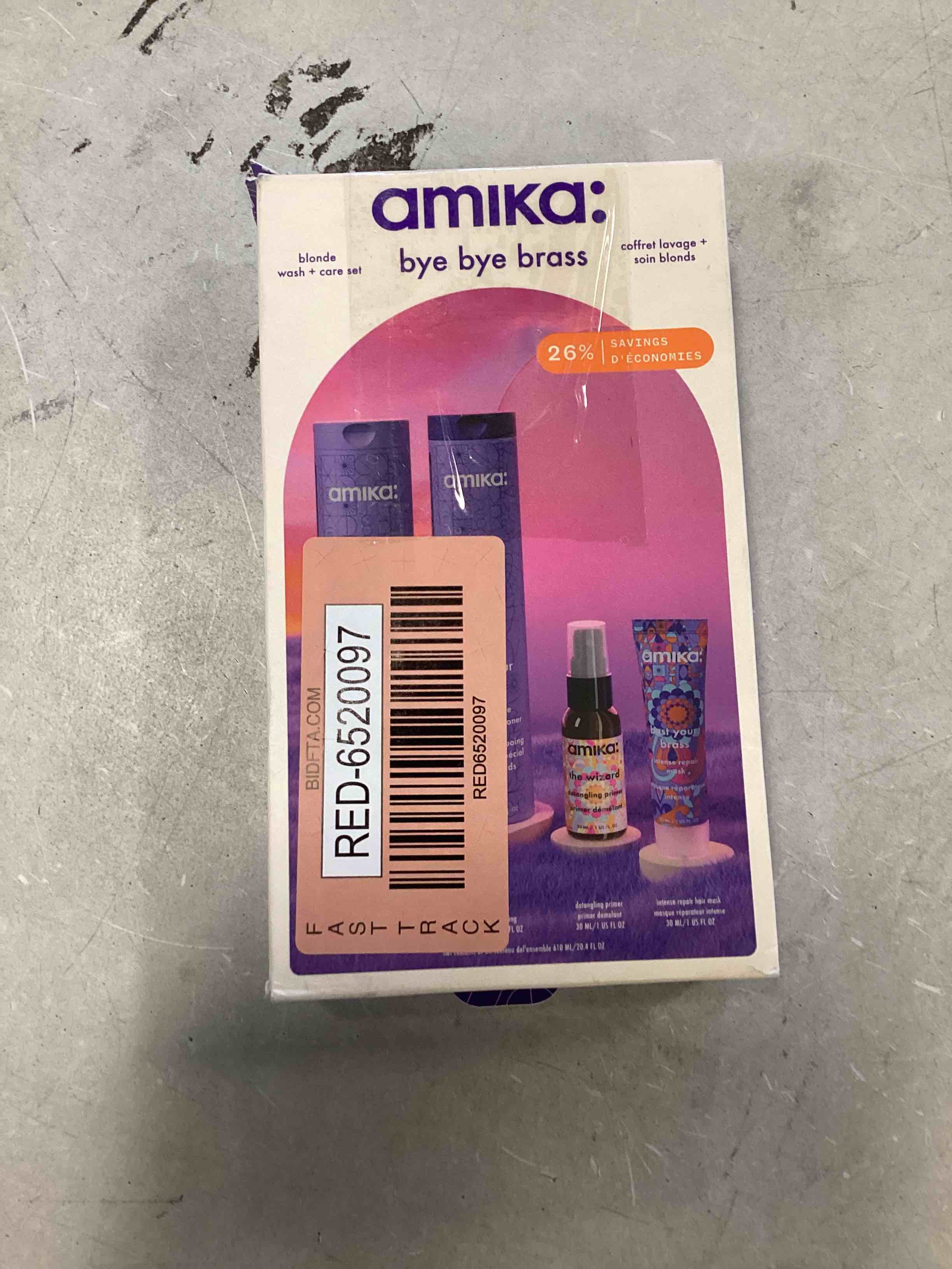 amika Bye Bye Brass Blonde Wash + Care Set (limited)