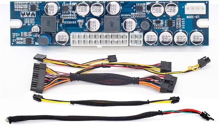 RGEEK 1106 DC to DC ATX PSU 12V 300W Pico ATX Switch PSU 24pin Mini ITX PC Power Supply for Computer