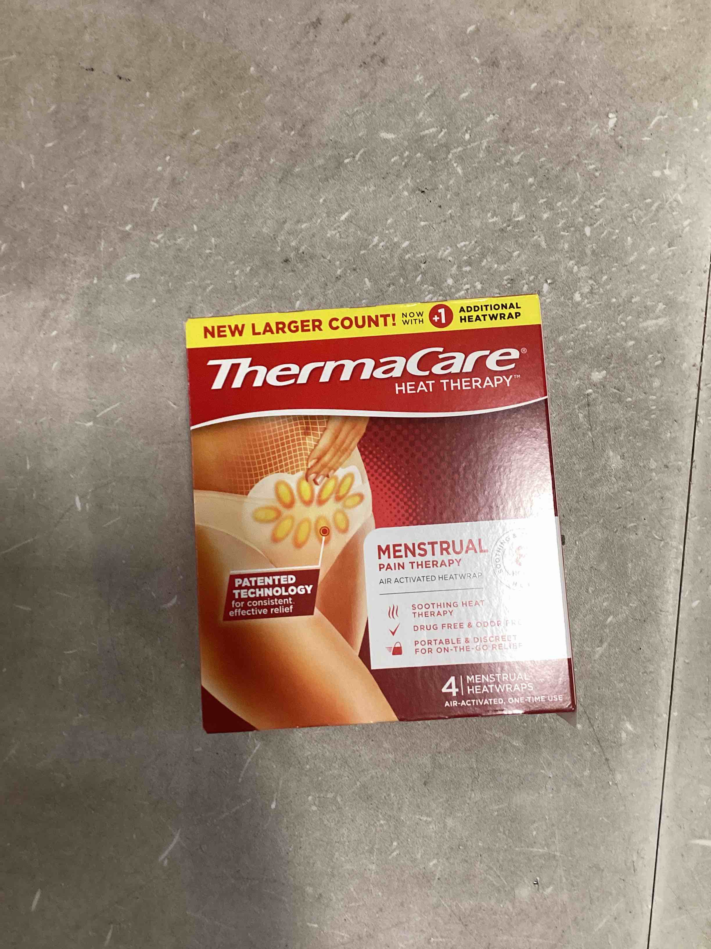 ThermaCare Menstrual Pain Therapy Menstrual Cramps Pain Relief Heat