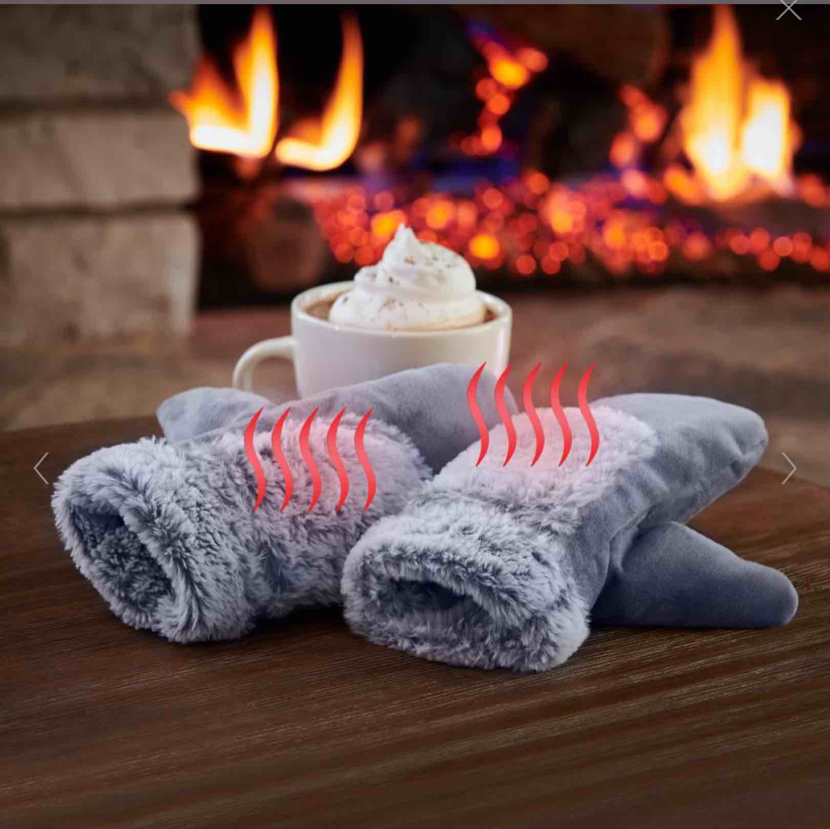 The Heated Sherpa Lined Mittens