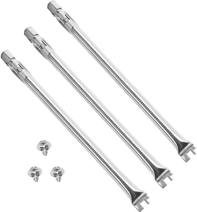 Weber Gasbrenner-Set Für Genesis Grills – 3 Brenner, 19,5 Zoll, Für Propan & Front-Montage (ab 2011)