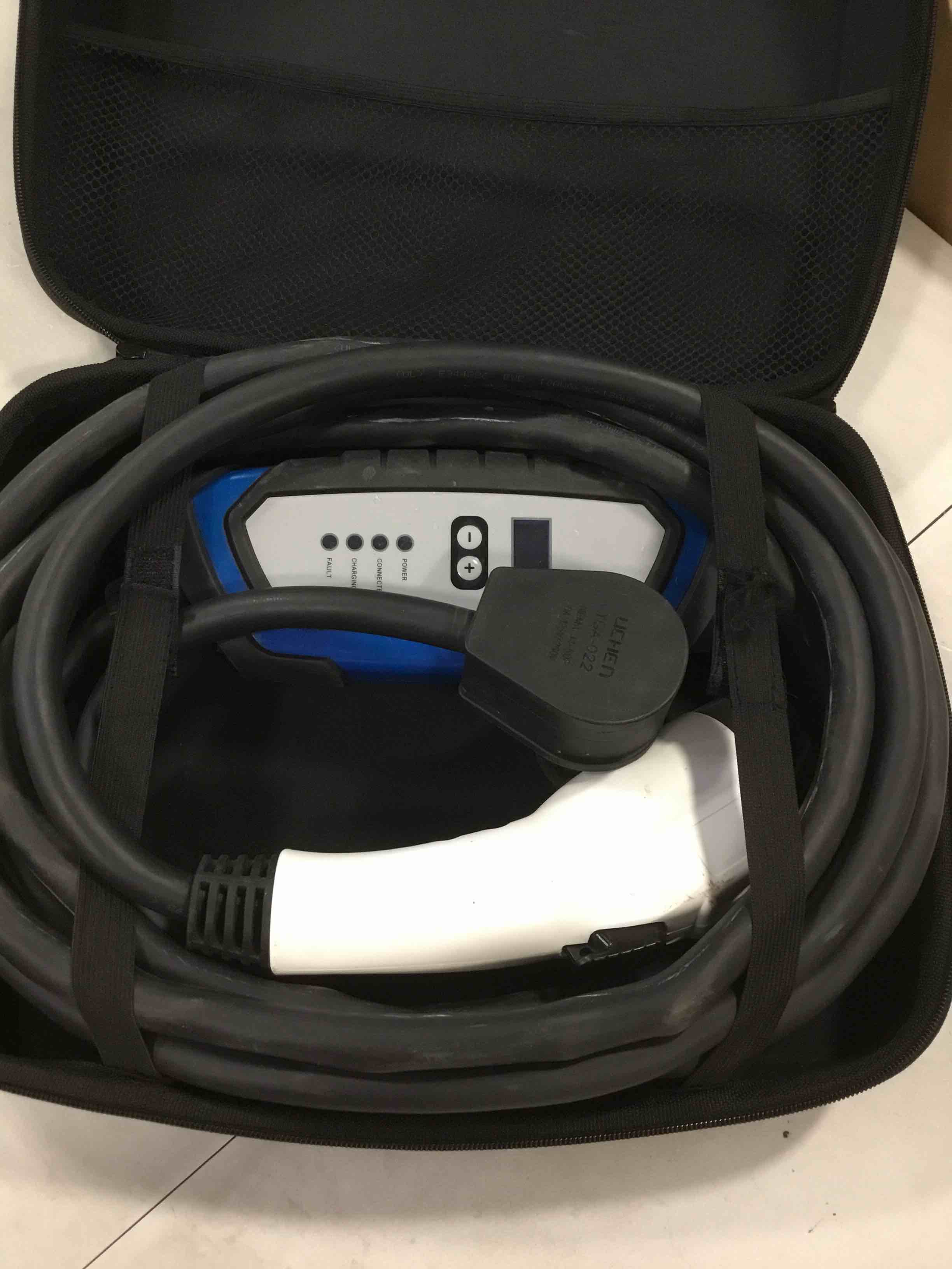 BougeRV Level 2 EV Charger, 240V 32Amp 25 Feet Charging Cable with NEMA14-50 Plug, Portable EVSE Electric Vehicle Charger