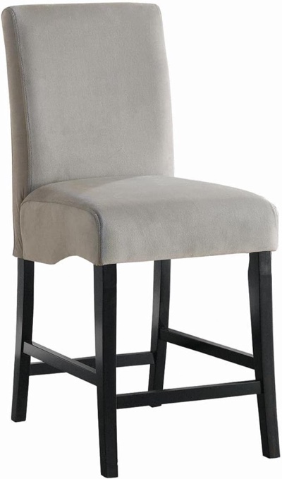 Coaster Furniture Counter Height Stool (Set of 2) Dark Grey and Black 102069GRY