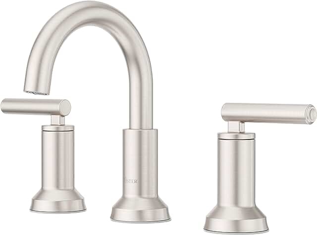 Pfister LF-042-JD Jaida Waterfall Bathroom Faucet with Push & Seal Drain, Polished Chrome Polished Chrome Transitional