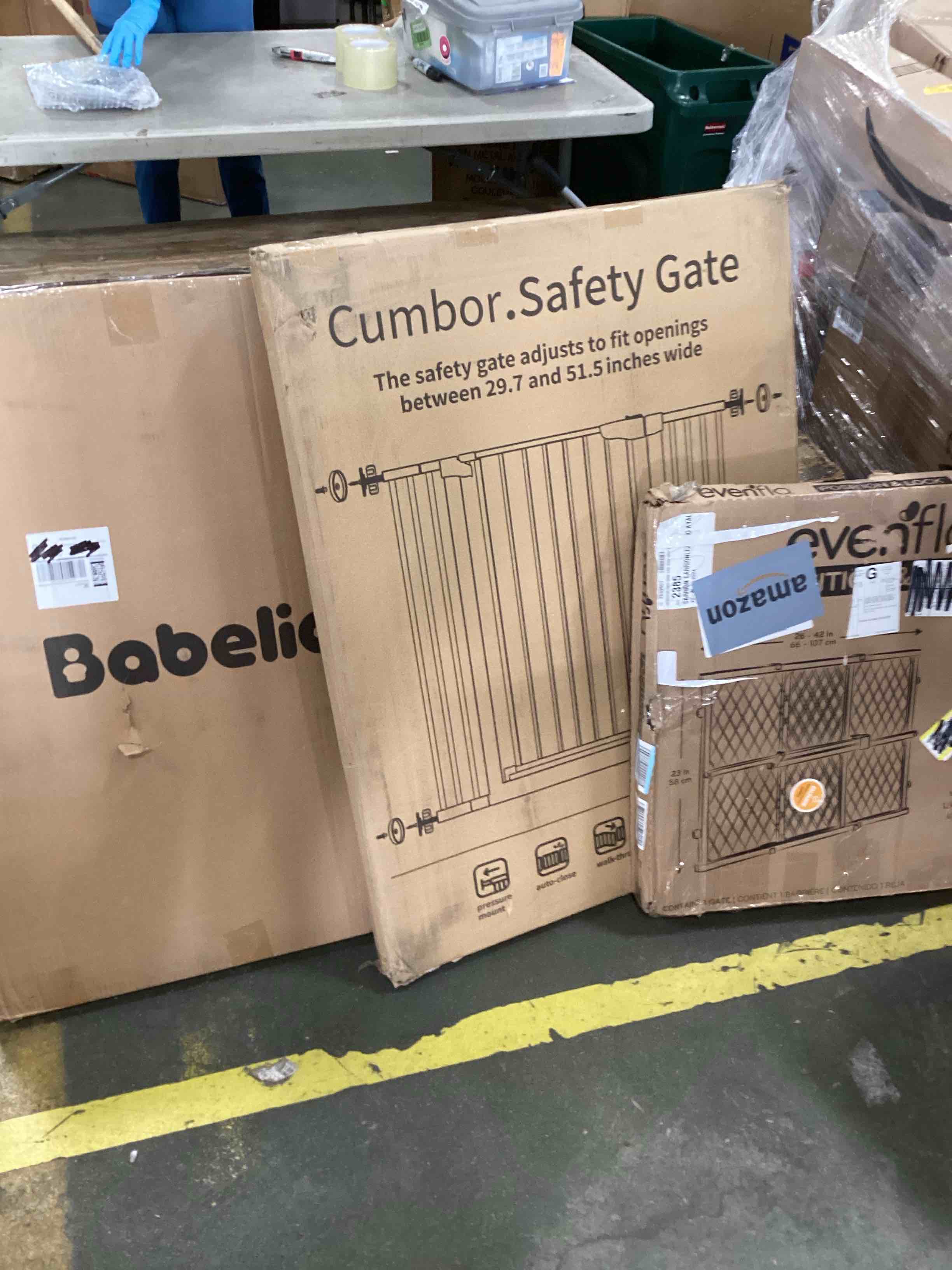 assorted baby gates 