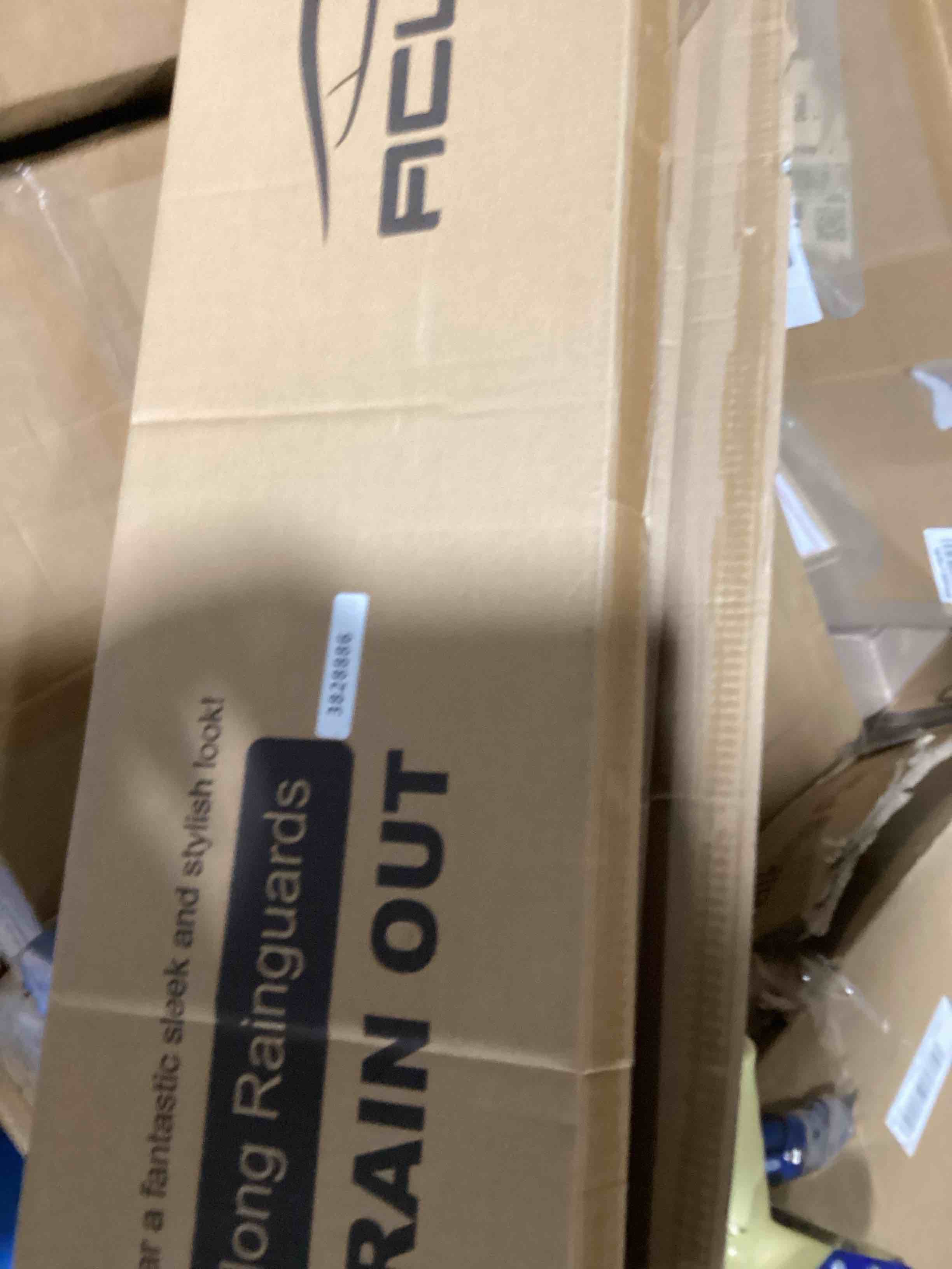 ACLONG Rain Guards for Ford F150 Super Crew 2015-2023, Tape on Side Windows Wind Deflectors Vent Visors for Ford F250, F350, F450, F550 2017-2022, Side Window Deflector for Trucks Smoke Color-4 PCS Fit for Ford F150 2015-2023 (Tape-on)