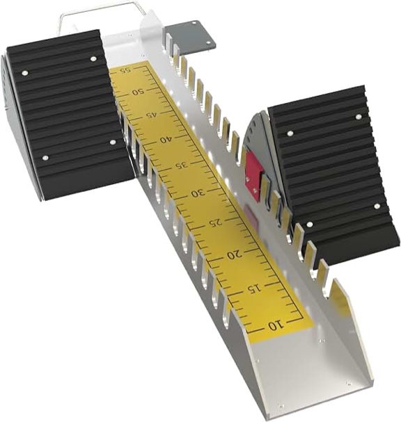 Supvision Starting Block Sprinter Pedals 6 Angle Adjustable Sprinter Track and Field Lightning Aluminum Suitable for Plastic Runway Cinder Track,-Competition Model