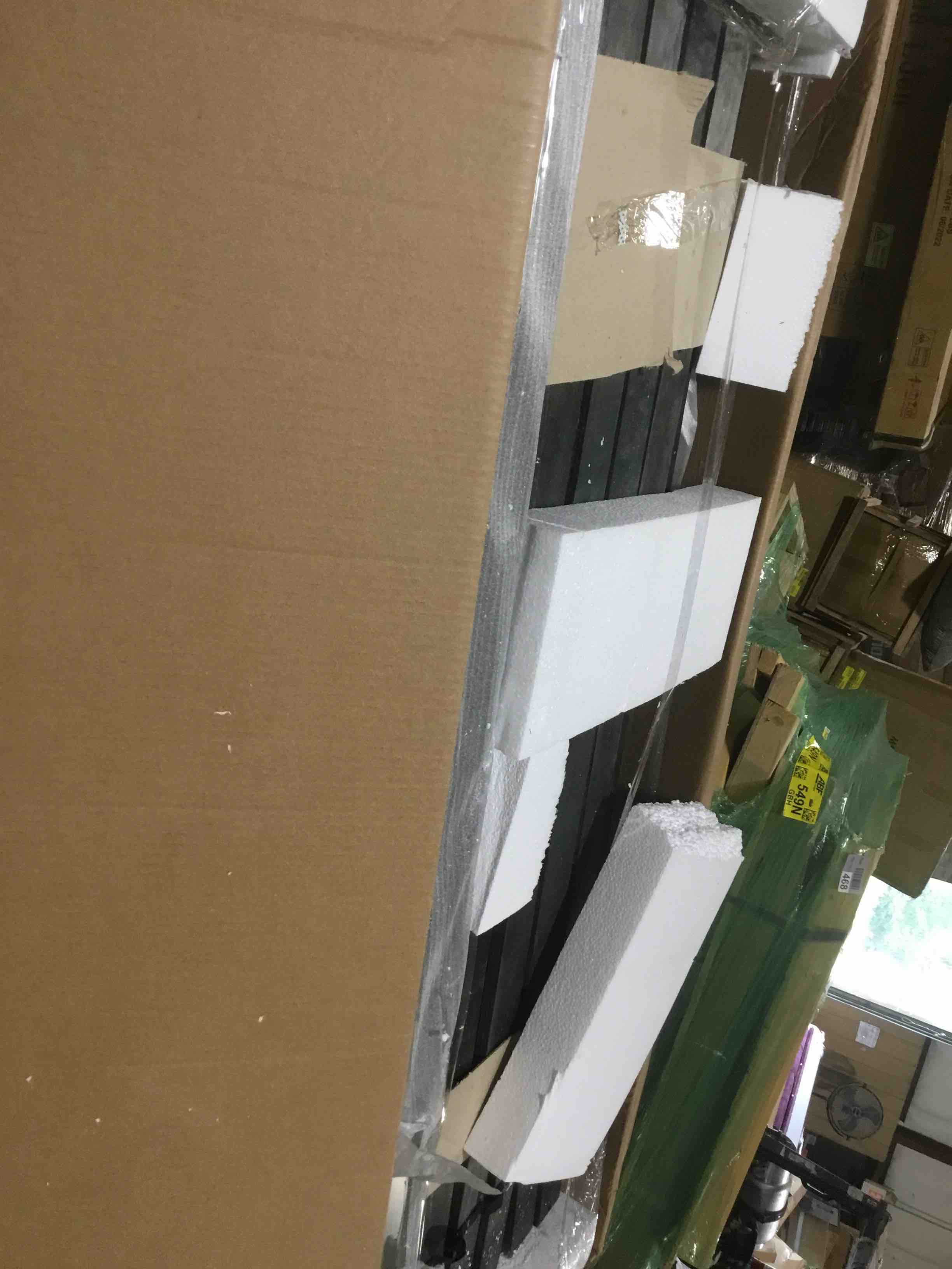 arnuad upholstered platform 4 piece cappuccino eastern & cal king bed foot board