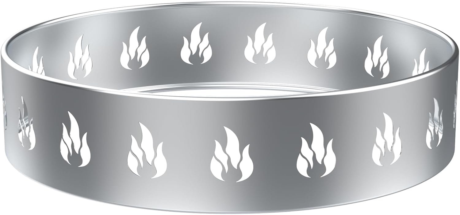 Uniflasy Fire Pit Stand for Solo Stove Bonfire and Other 19.5" Outside Firepit, 304 Stainless Steel Heavy Duty Fire Pit Accessory Outdoor Fireplace Tools for Solo Stove Fire Pits and Camping Fire pits