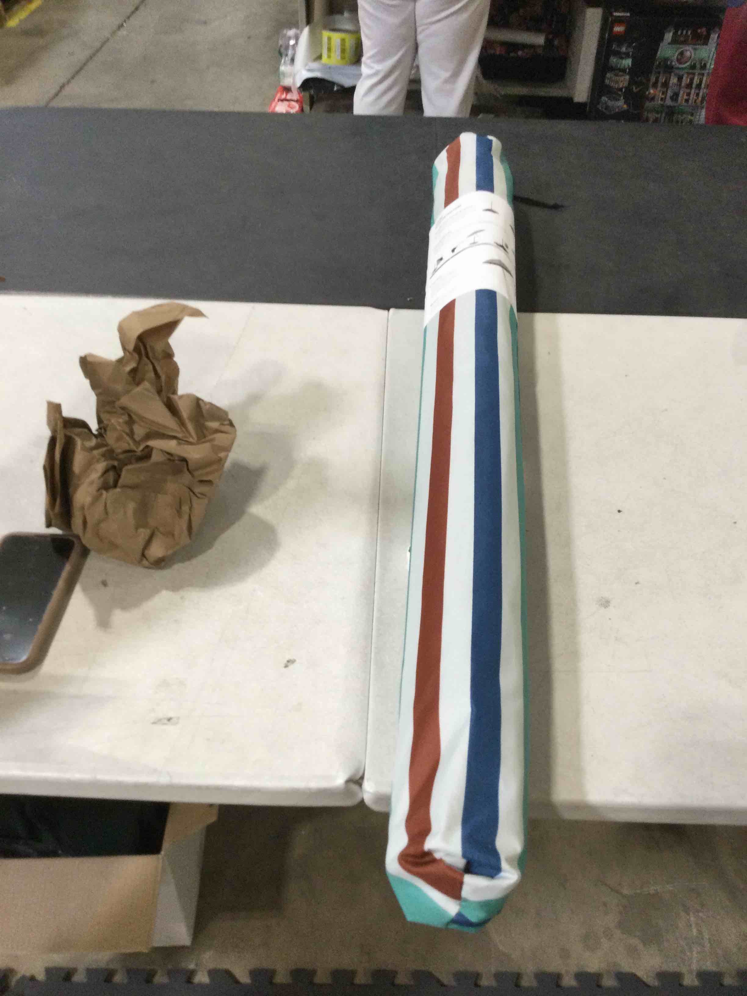 OutdoorMaster Beach Umbrella with Sand Bag 6.5ft Beach Umbrella with