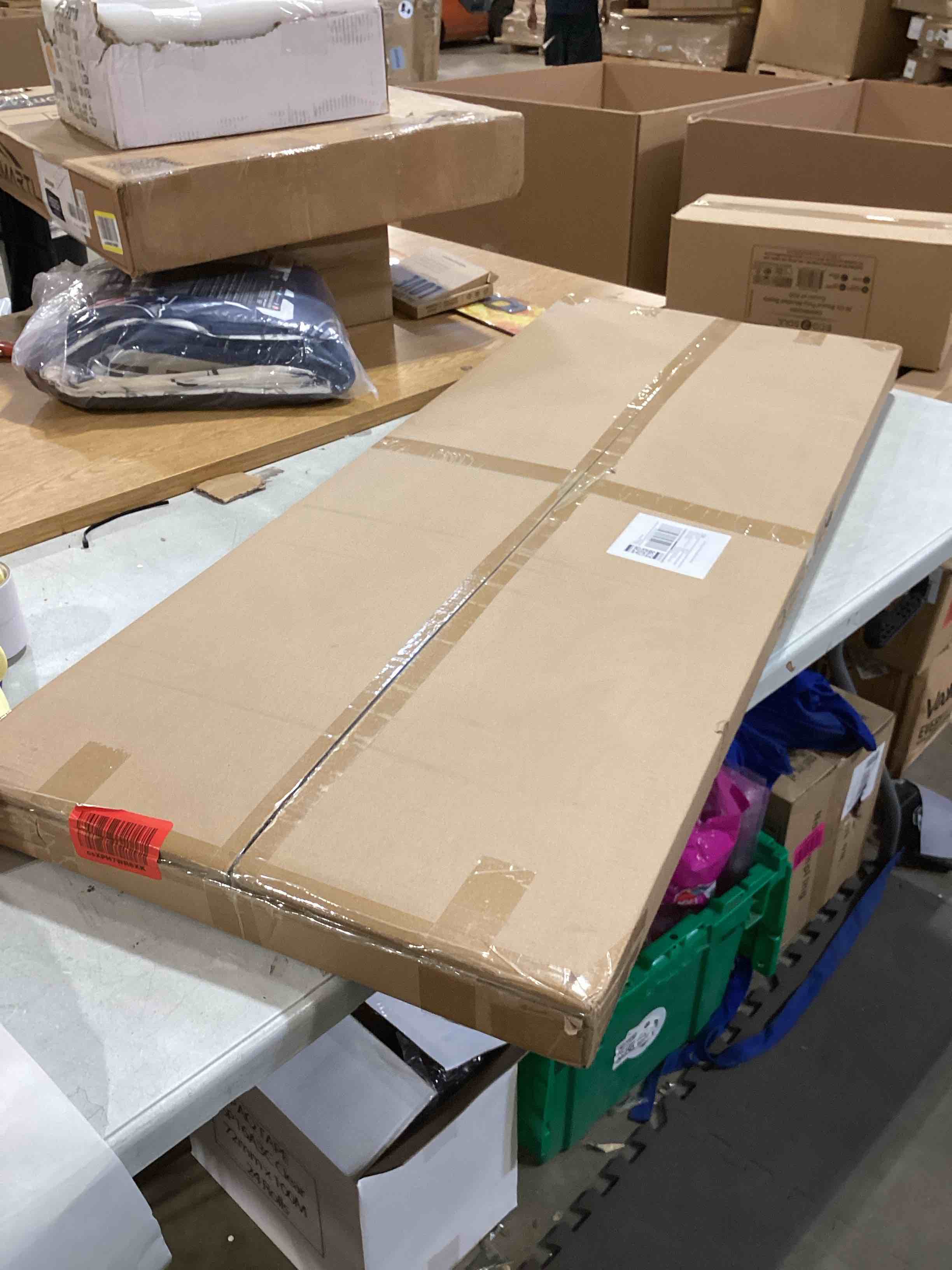 Door Mirror, 48'' x 18'' Wooden Full Length Mirror Over The Door, Hanging Mirror, Rectangular Wall Mirror, Wall Mounted/Hanging/Leaning, Home Decor, Retro Brown