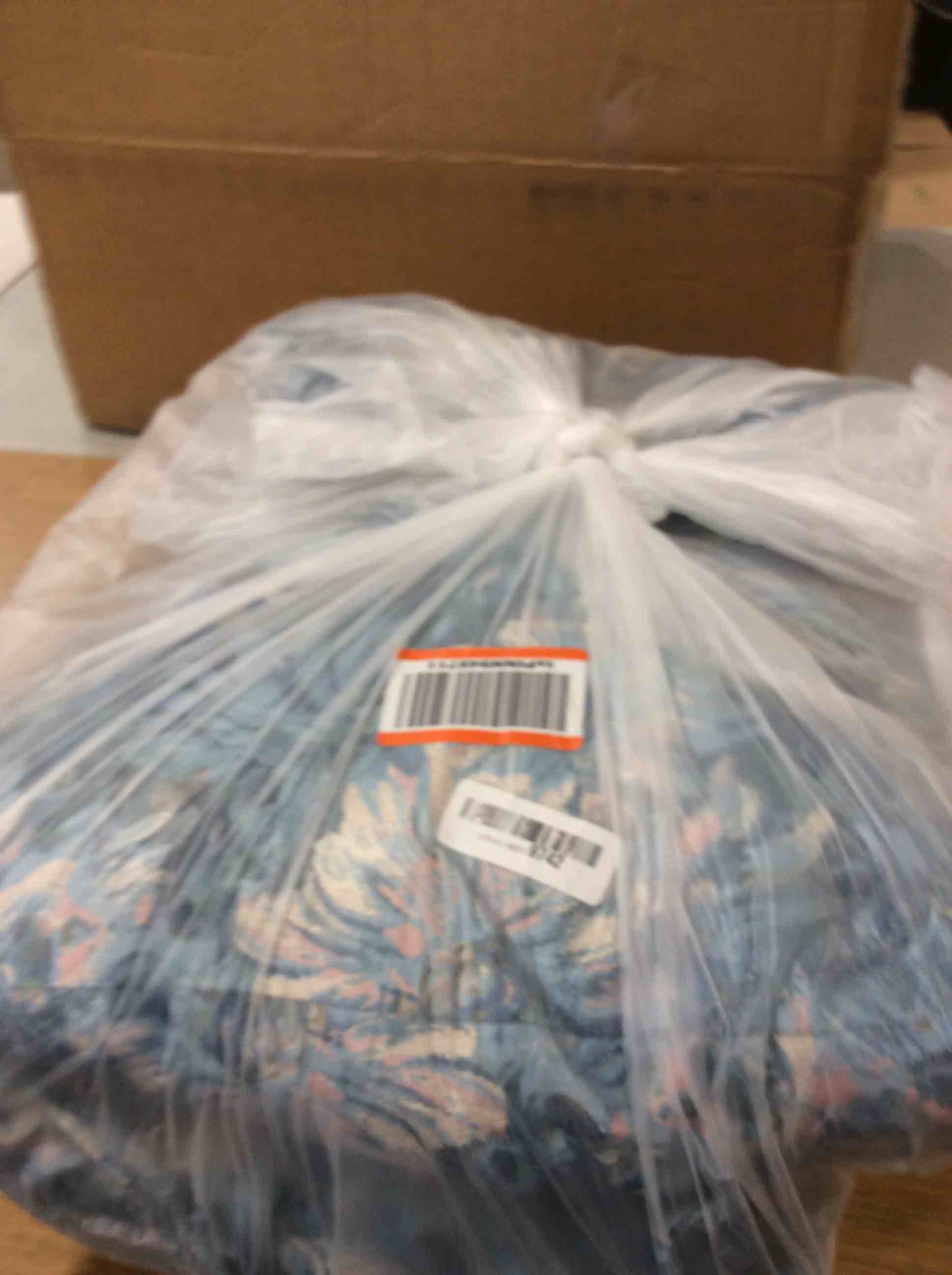 Arden Selections Outdoor Midback Chair Cushion, 18 x 16.5, Water Repellent, Fade Resistant 18 x 16.5, Sapphire Aurora Blue Damask