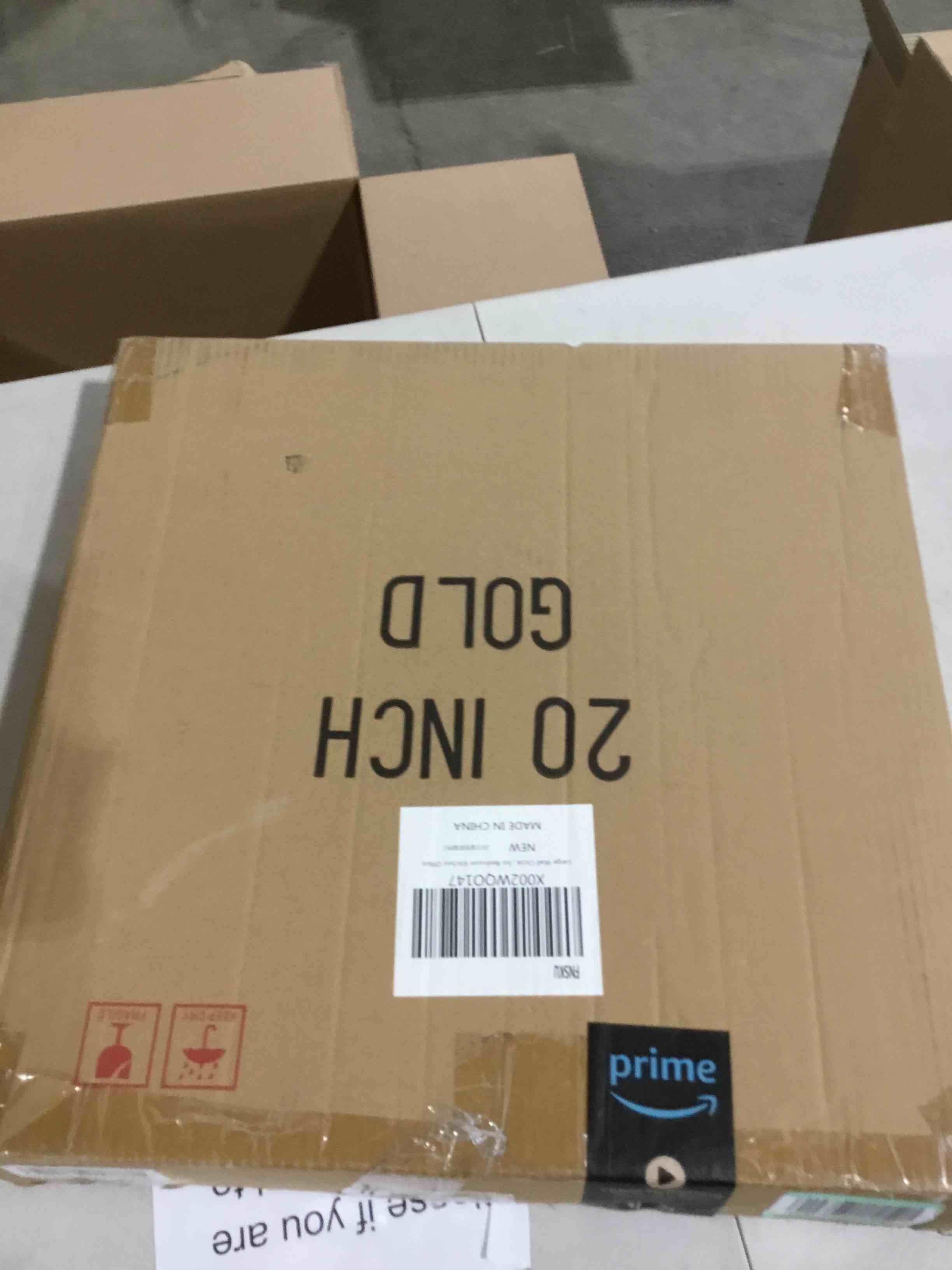 Eruner Large Wall Clock Gold Wall Clock Modern Metal Clock for Living