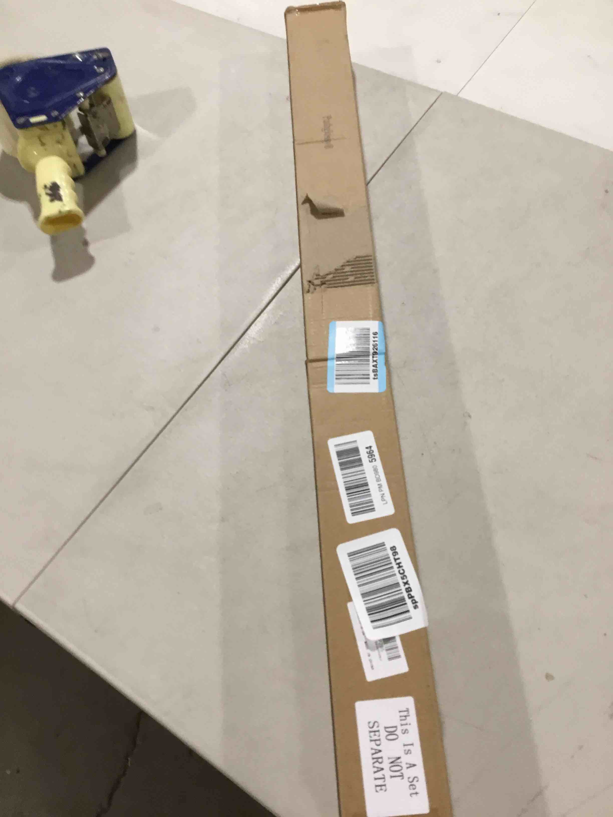 Replacement Door Bottom with Vinyl Fins 36" Long 1 3/4" Wide Door Threshold Seal Bottom of Door Weatherstrip Kerf Weather Stripping for Doors 7/8" Between Barbs(White,4 Pcs)