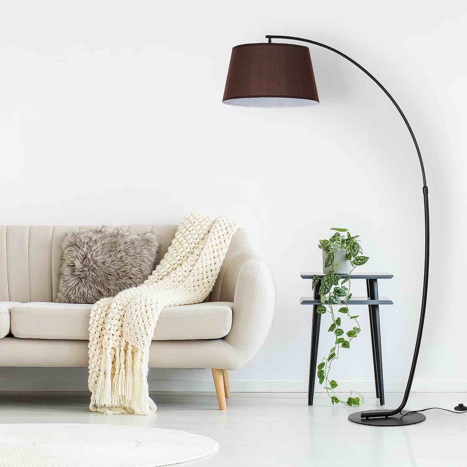 Avyonna 74.8'' Arched Floor Lamp ON-FL09