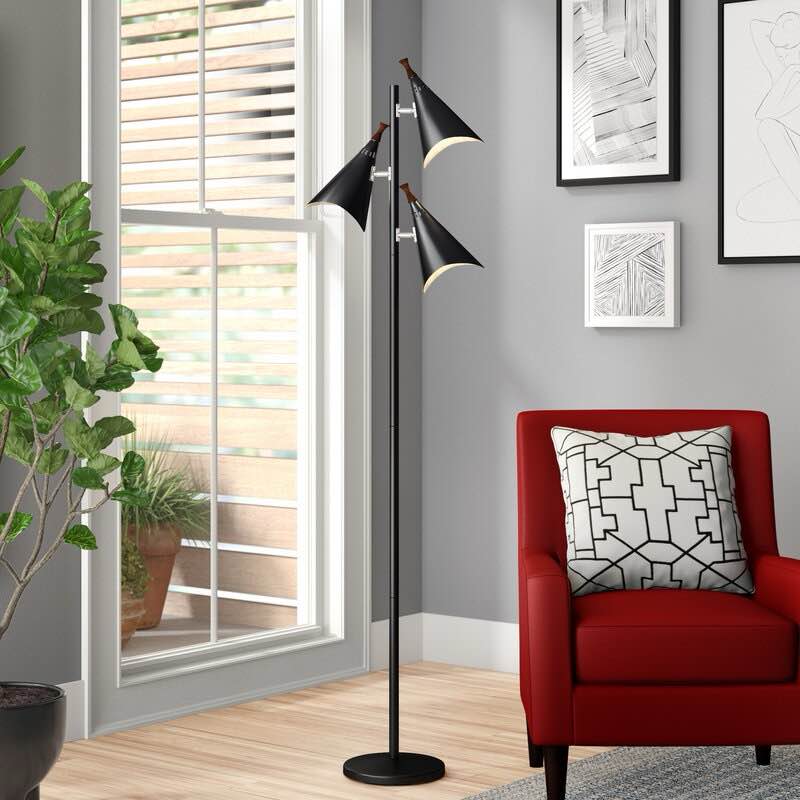 Huguetta 68" Tree Floor Lamp