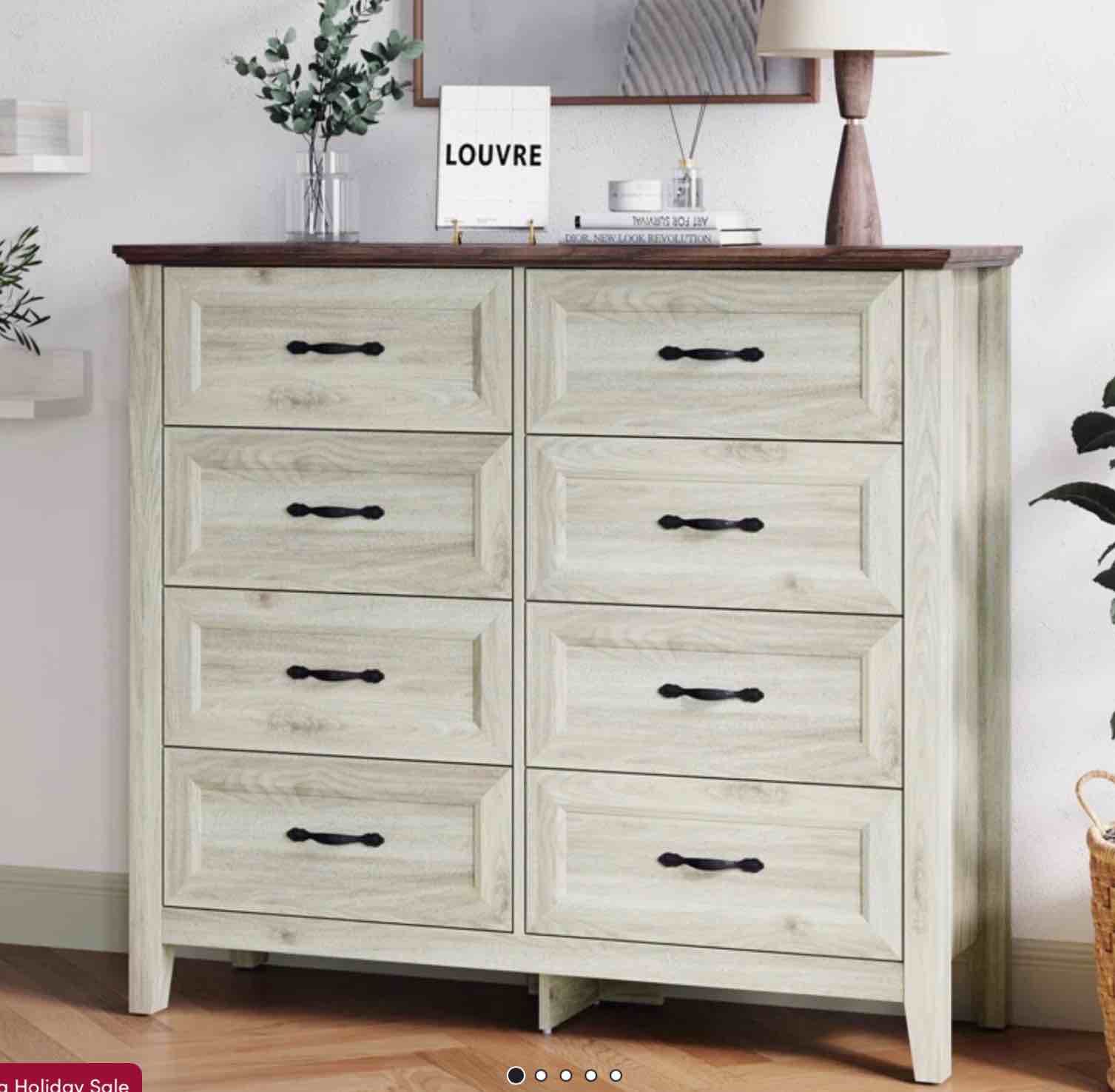 Anyah 8 Drawer 47.3" W Double Dresser