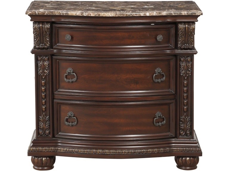 1757-4 Night Stand, Marble Top
