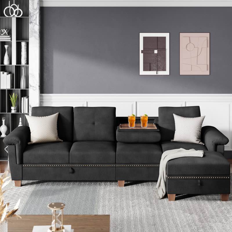 Bergvin 107.9" Upholstered Sofa Couch ( Box 2/3 Incomplete)