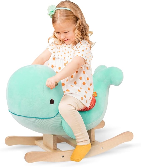 B. toys- Whale Rocker - Echo- Whale Rocking Toy – Wooden Ride-On – Classic Toys for Toddlers, Kids – 18 Months +