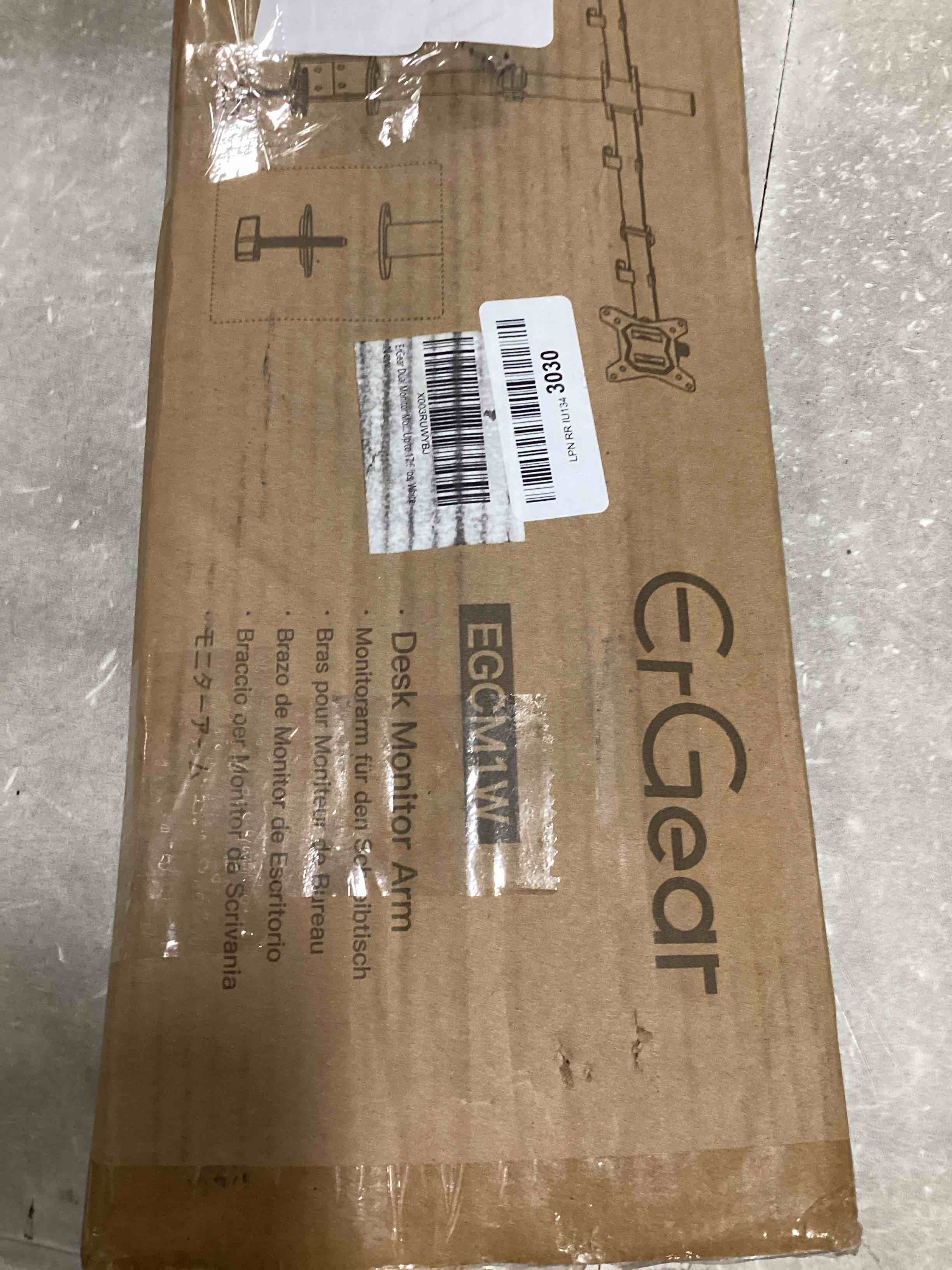 ErGear Dual Monitor Mount for Desk, Fully Adjustable Dual Monitor Arm