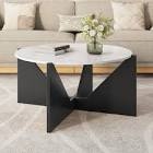 (( INCOMPLETE ONLY BASE )) Wrought Studio™ Marble Round Coffee Table