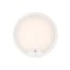 Project Source 1-Light 7-in Matte White LED Flush Mount Light with Motion Sensor