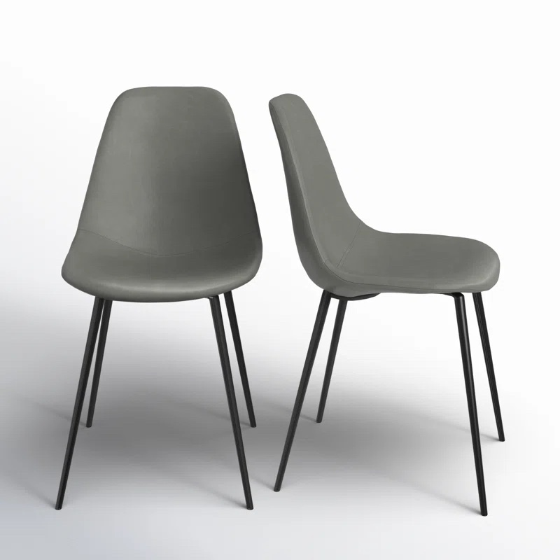 Kody comfort vegan leather dinning chair upholst