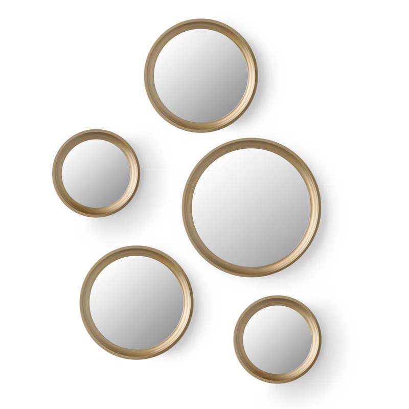 5 Piece Bedouet Mirror Set