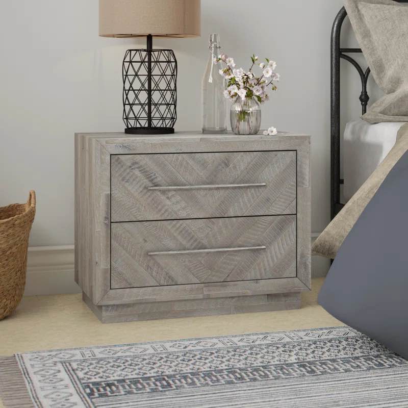 Kymar 2 - Drawer Nightstand in Rustic Latte