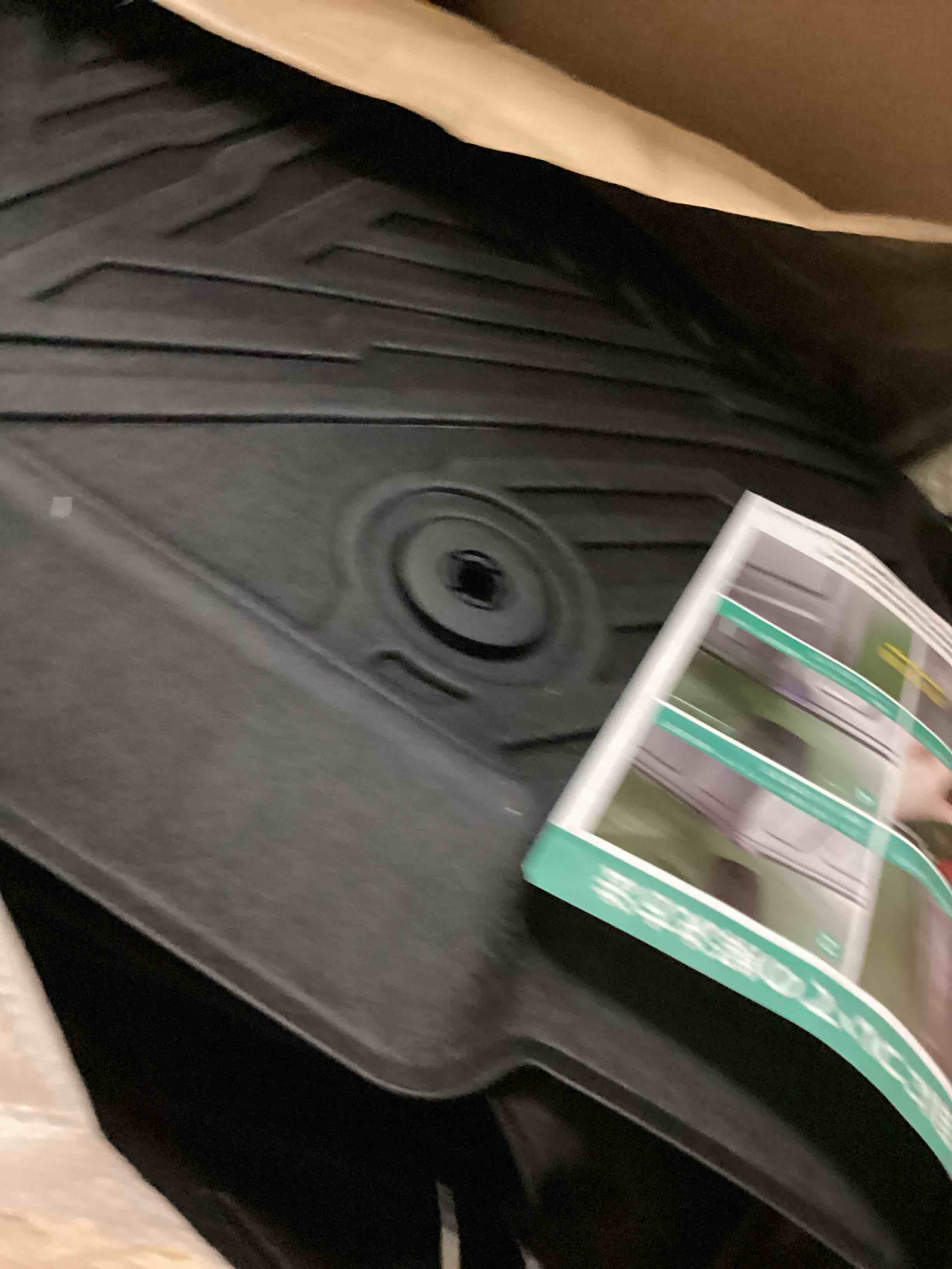 T TGBROS Floor Mats Custom Fit for 2019-2023 2024 Subaru Ascent Accessories All Weather Protection TPE 2 Rows Floor Liners Set Non-Slip Black(ONLY Fits with 2nd Row Bucket Seats)